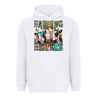 White hanging with my heifers Heavyweight Hoodie - Jasminsmagicworld