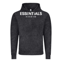 Vintage Black fear of god essentials Vintage Hoodie - ArtChic
