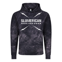 Cloud Black slumerican Vintage Hoodie - ArtChic