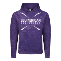 Cloud Purple slumerican Vintage Hoodie - ArtChic
