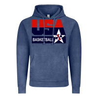 Vintage Denim usa basketball Vintage Hoodie - ArtChic