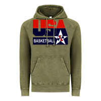 Vintage Olive usa basketball Vintage Hoodie - ArtChic