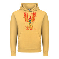 Vintage Mustard X-Men Jean Grey Phoenix Cosmic Flames Vintage Hoodie - ArtChic