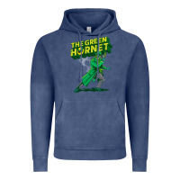 Vintage Denim the vintage green hornet Vintage Hoodie - ArtChic