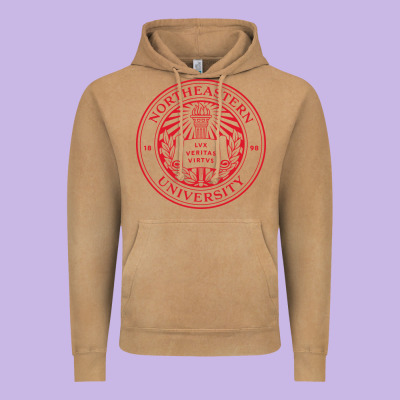 Northeastern University Vintage Hoodie Designed By Artchic