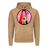 Vintage Camel red hair girl singing Vintage Hoodie - ArtChic