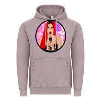 Vintage Zinc red hair girl singing Vintage Hoodie - ArtChic