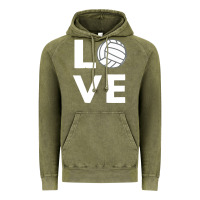 Vintage Olive girls love volleyball Vintage Hoodie - ArtChic