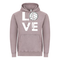 Vintage Zinc girls love volleyball Vintage Hoodie - ArtChic