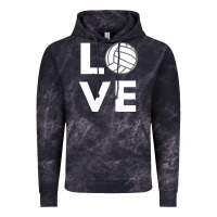 Cloud Black girls love volleyball Vintage Hoodie - ArtChic