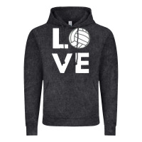 Girls Love Volleyball Vintage Hoodie | Teevron