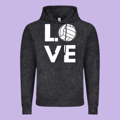 Girls Love Volleyball Vintage Hoodie Designed By Artchic