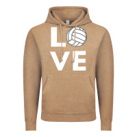 Vintage Coffee girls love volleyball Vintage Hoodie - ArtChic