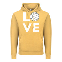 Vintage Mustard girls love volleyball Vintage Hoodie - ArtChic