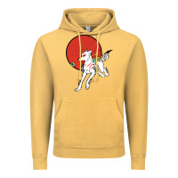 Vintage Mustard Okami Vintage Hoodie - ArtChic