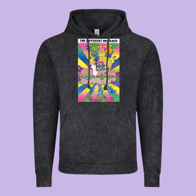 Different Drummer   Peter Max Vintage Hoodie Designed By Artchic