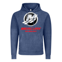Vintage Denim Mercury Marine Outboard Boat Vintage Hoodie - ArtChic