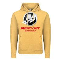 Vintage Mustard Mercury Marine Outboard Boat Vintage Hoodie - ArtChic