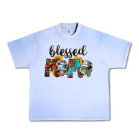 Grape Ice Blessed Mama Urban Heavy Tee - FaDigitalArtStudio