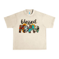 Sandshell Blessed Mama Urban Heavy Tee - FaDigitalArtStudio