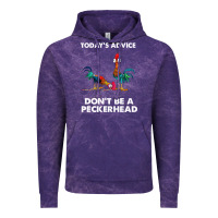 Cloud Purple hei hei today's advice don't be a peckerhead Vintage Hoodie - ArtChic