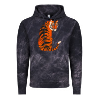 Cloud Black tiger Vintage Hoodie - ArtChic