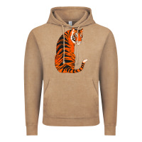 Vintage Coffee tiger Vintage Hoodie - ArtChic