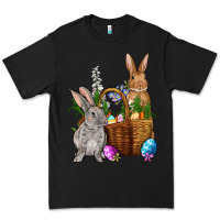 Black Bunnys carrots eggs with basket easter Premium Tee - OliviaCreatesArt