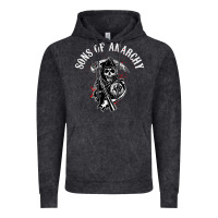 Vintage Black horror skull sons of anarchy Vintage Hoodie - ArtChic