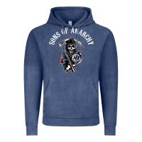 Vintage Denim horror skull sons of anarchy Vintage Hoodie - ArtChic