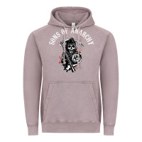 Vintage Zinc horror skull sons of anarchy Vintage Hoodie - ArtChic