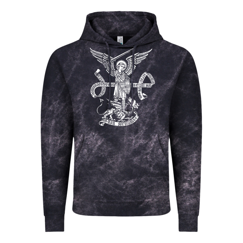 St Michael Archangel Catholic Angel Defend Us Vintage Hoodie by ArtChic | Teevron