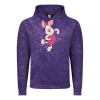 Cloud Purple piglet Vintage Hoodie - ArtChic