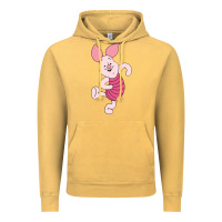 Vintage Mustard piglet Vintage Hoodie - ArtChic