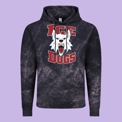 Fairbanks Ice Dogs Vintage Hoodie Designed By Artchic