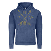 Vintage Denim pacific northwest mountain  cool pnw pacific northwest t shirt Vintage Hoodie - ArtChic