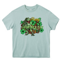 Arona Happy St. Patrick's Day T-Rex Heavy Core Tee - HowdyJamesFarm