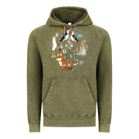 Vintage Olive Puffin Rock gift for fans puffin rock characters Vintage Hoodie - ArtChic