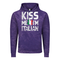 Cloud Purple Kiss Me I'm Italian Vintage Hoodie - ArtChic