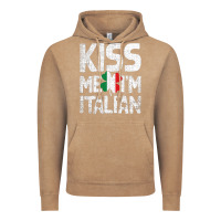 Vintage Coffee Kiss Me I'm Italian Vintage Hoodie - ArtChic