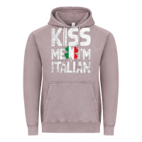Vintage Zinc Kiss Me I'm Italian Vintage Hoodie - ArtChic