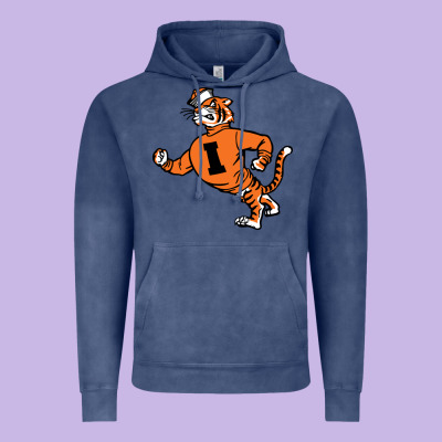 Vintage Walking Angry Tiger Idaho State Vintage Hoodie Designed By Artchic