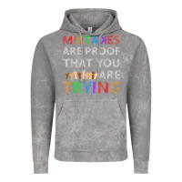 Cloud Rock mistakes are proof that you are trying teacher inspirational t shirt Vintage Hoodie - StudioElite