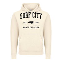 Vintage Artic Surf City North Carolina Nc Vintage Sports Design Black Prin Vintage Hoodie - StudioElite