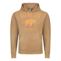 Vintage Camel vermillion south dakota bison distressed design t shirt Vintage Hoodie - StudioElite