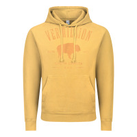 Vintage Mustard vermillion south dakota bison distressed design t shirt Vintage Hoodie - StudioElite