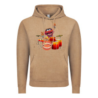 Vintage Coffee The muppets animal drummer Vintage Hoodie - StudioElite