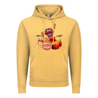 Vintage Mustard The muppets animal drummer Vintage Hoodie - StudioElite