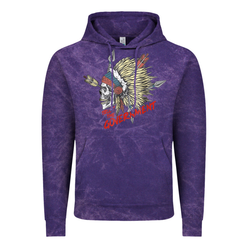 Trust The Government Skull Native American Chief Native T Shirt Vintage Hoodie by StudioElite | Teevron