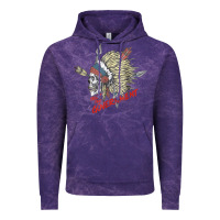 Cloud Purple trust the government skull native american chief native t shirt Vintage Hoodie - StudioElite